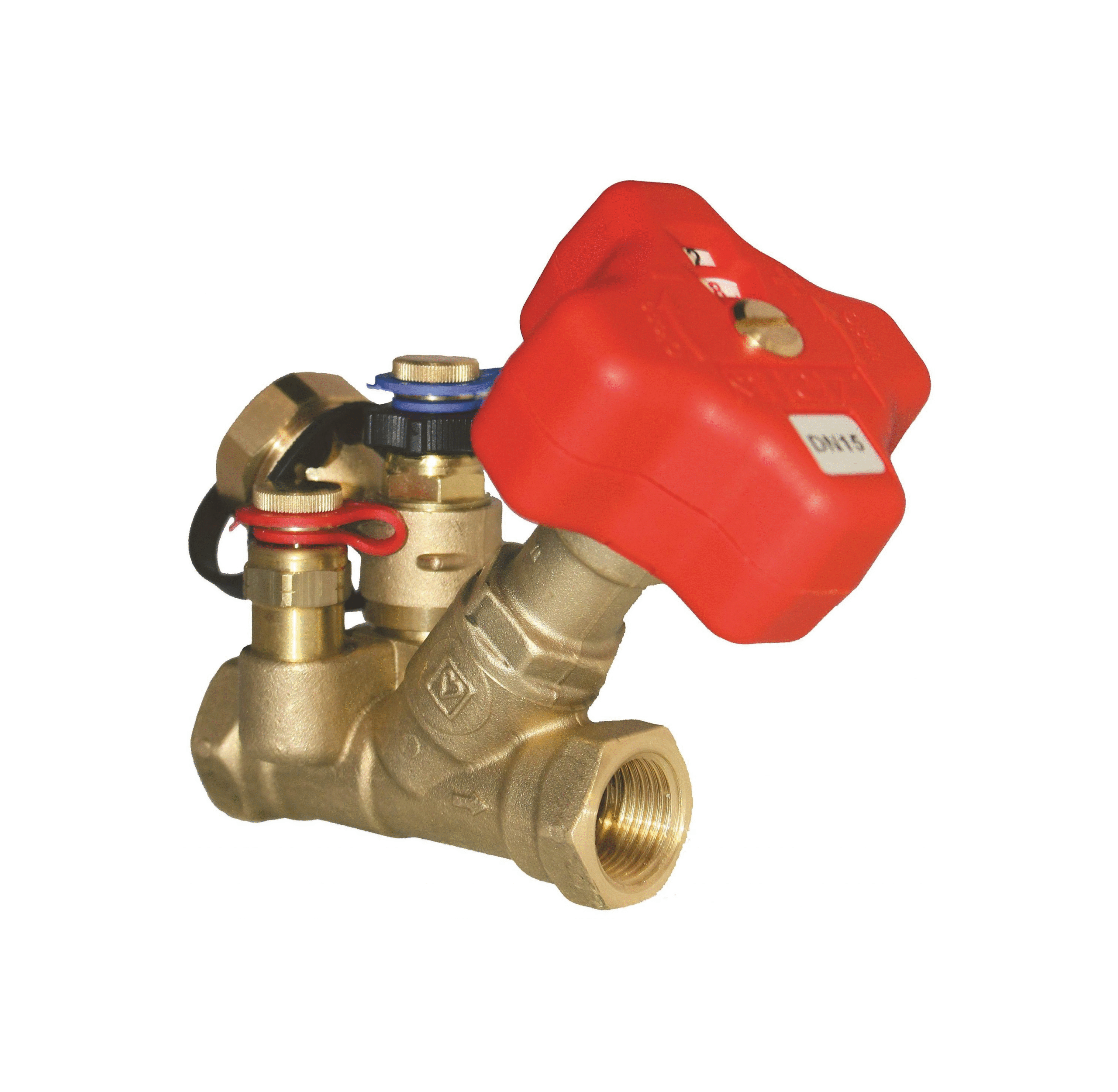 Robinete de echilibrare inclinate cu sectiune de trecere fixa, prize de presiune si golire STROMAX 4017 ML
