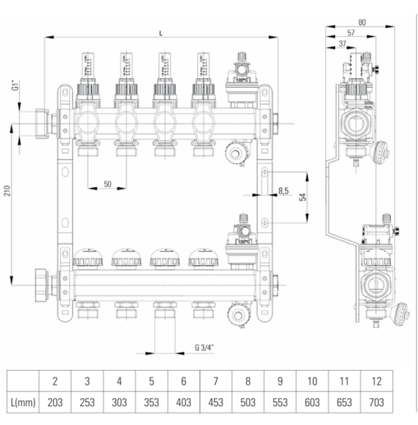 Distribuitor/Colector Premium Line imagine 4