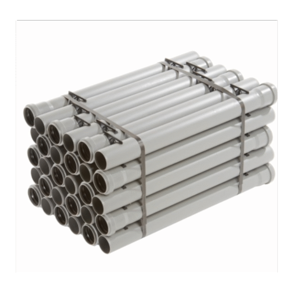 Tub VALROM din polipropilenă cu o mufă Ø 110 mm 2 m