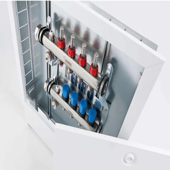 Distribuitor Inox cu Debitmetre REHAU HKV D AG 3 15 circuite imagine 3