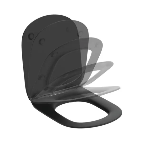 Capac wc slim softclose Ideal Standard Tesi negru mat