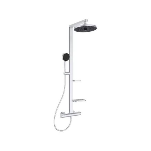 Coloana de dus cu baterie termostatata mat Ideal Standard Alu+palarie 2 functii