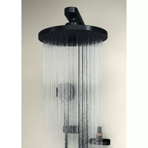 Coloana de dus cu baterie termostatata negru mat Ideal Standard Alu+ imagine 11