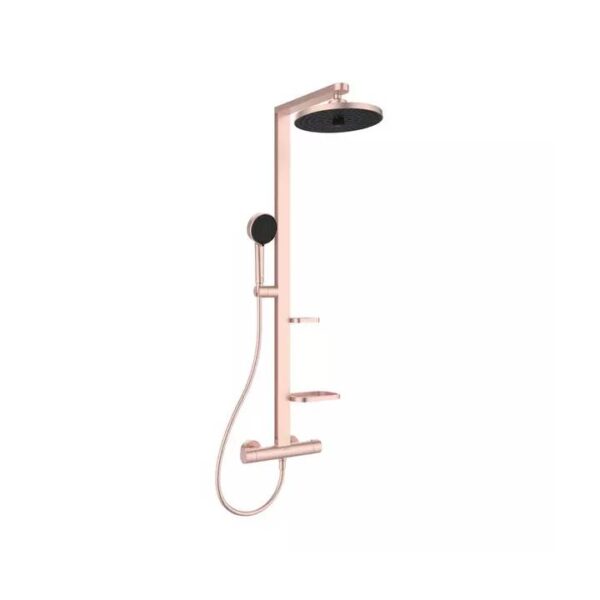 Coloana de dus cu baterie termostatata rose mat Ideal Standard Alu+