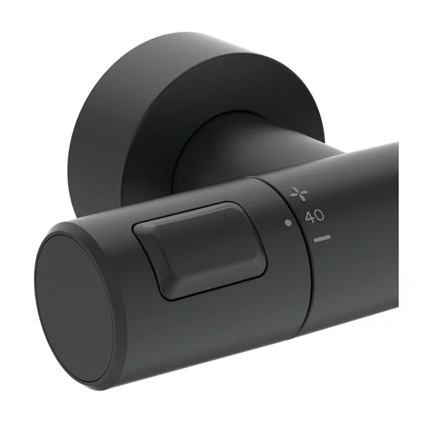 Coloana de dus cu baterie termostatata negru mat Ideal Standard IdealRain Ceratherm T25 imagine 6