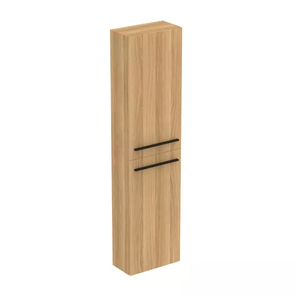 Dulap inalt suspendat Ideal Standard i life S finisaj stejar 40 cm 2 usi