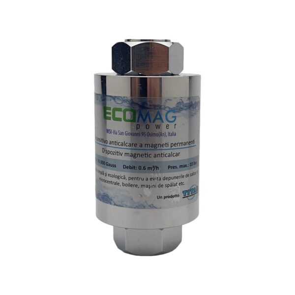 Filtru anticalcar, Titan Ecomag, 1/2", filtrare apa, magnetic