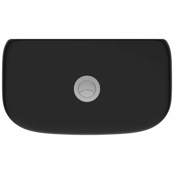 Rezervor pe vas wc Ideal Standard Tesi negru mat cu alimentare inferioara imagine 2