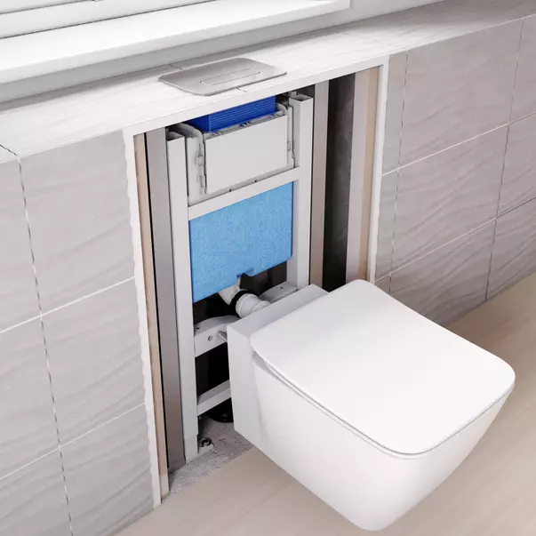 Rezervor wc incastrat Ideal Standard ProSys cu cadru metalic imagine 4