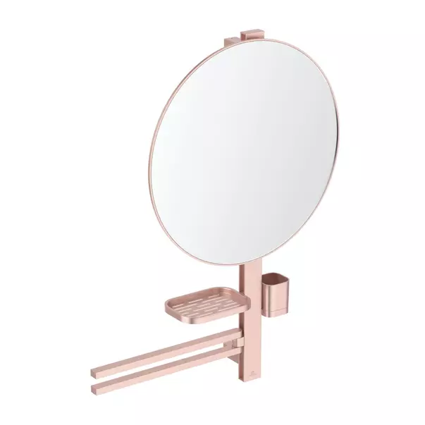 Set accesorii pentru lavoar Ideal Standard Alu+ rose mat din aluminiu imagine 2