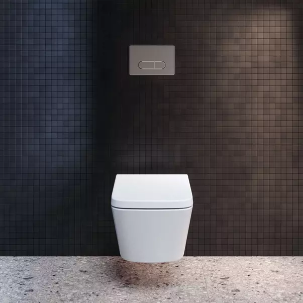 Set rezervor WC cu cadru Ideal Standard ProSys si clapeta Oleas M1 imagine 9