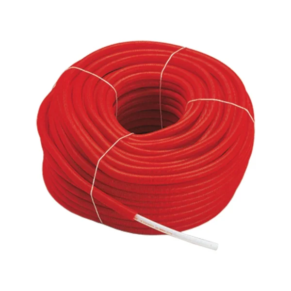 Teava Tiemme Italia Pex PE Xb, rosu, 16x2 mm, cu bariera oxigen, colac 500m